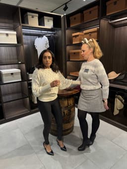 Porcelain shower installation