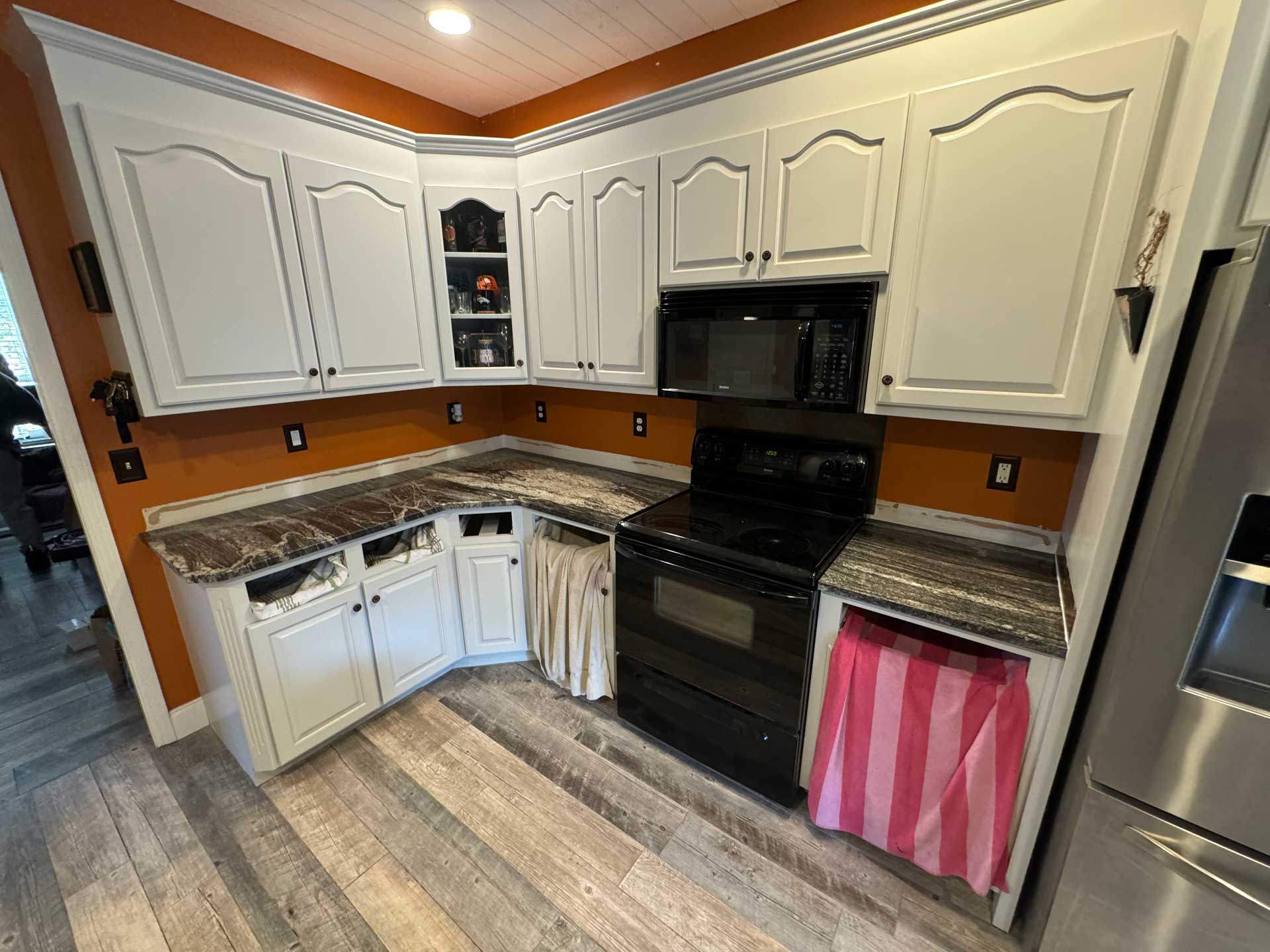 Luxury porcelain floor surface