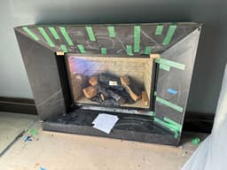 Living room wall cladding